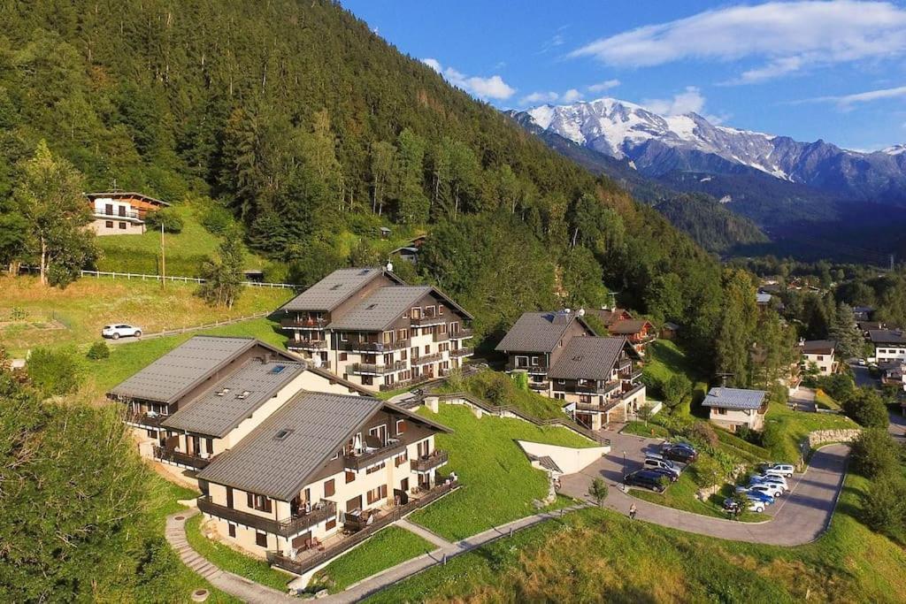 Bel appartement avec piscine couverte et hammam Saint-Gervais-les-Bains Extérieur photo